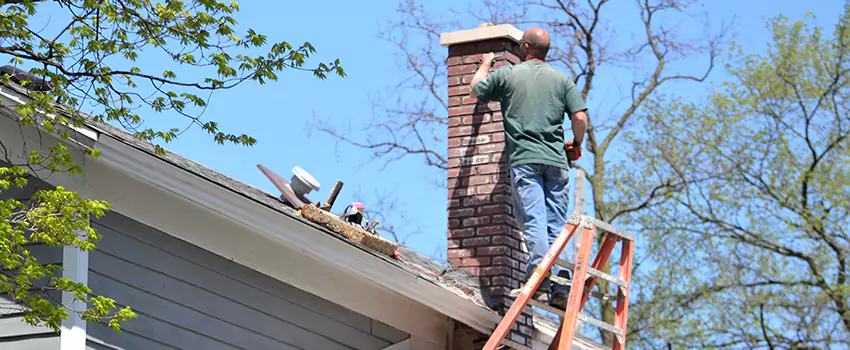 Vinyl and PVC Chimney Flashing Installation in Brook Park, OH