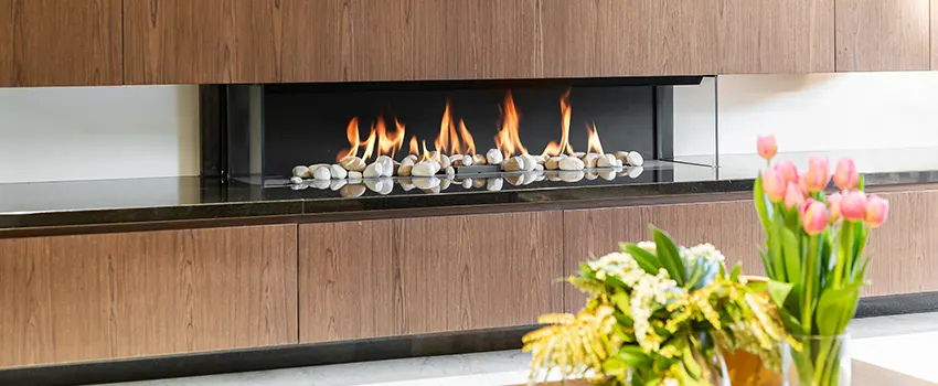 Double-height Fireplace Design Refurbishment in Brook Park, Ohio