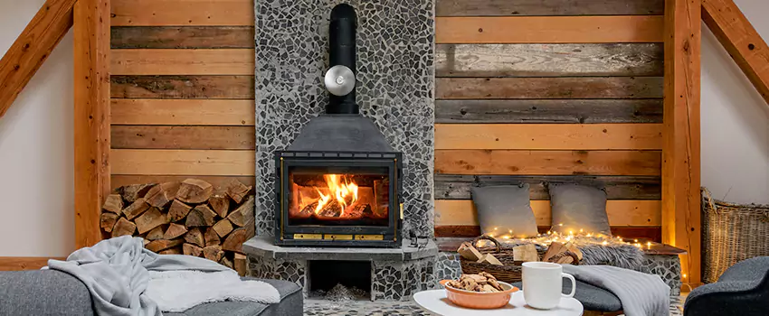Thelin Hearth Products Direct Vent Gas Stove Fireplace Inspection in Brook Park, Ohio